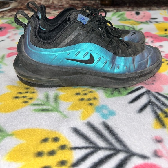 Nike Air Max Axis Premium Black Racer Blue Shoes - Picture 2 of 3